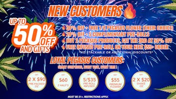 Pegasus “Fly High Fly Pure” FLY HIGH, SAVE BIG!