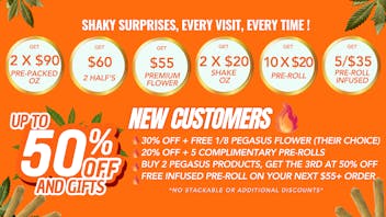 Pegasus “Fly High Fly Pure” FLY HIGH, SAVE BIG!