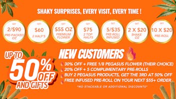 Pegasus “Fly High Fly Pure” FLY HIGH, SAVE BIG!