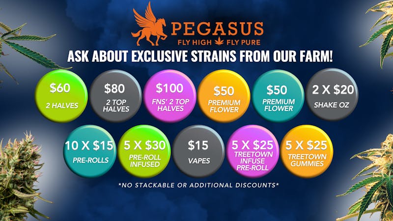 Pegasus “Fly High Fly Pure” FLY HIGH, SAVE BIG!