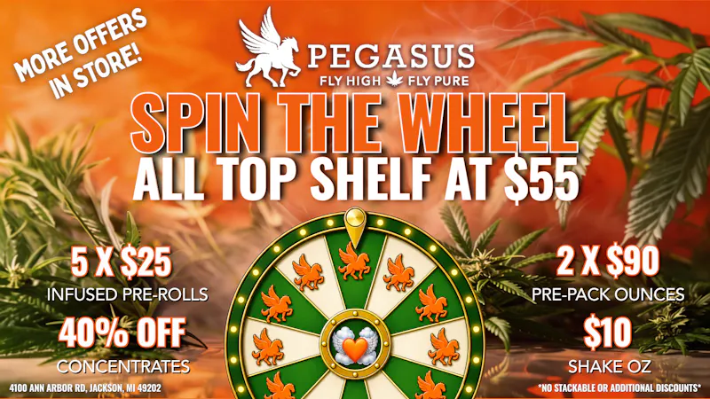 Pegasus “Fly High Fly Pure” Spin the wheel Friday! | OZ $55 🧡🪽💨🍃