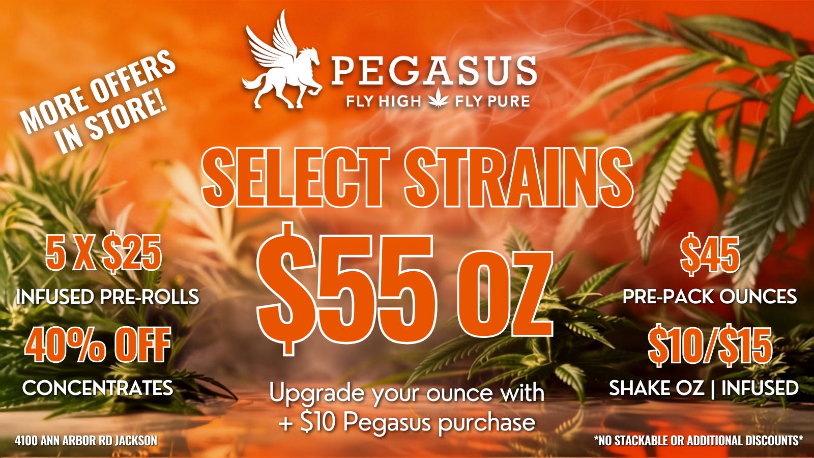 Pegasus “Fly High Fly Pure” Pegasus Oz for $55.00!