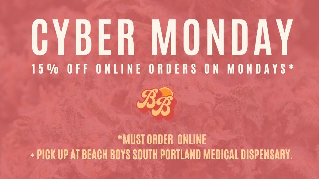 Beach Boys Cannabis Company - SoPo CYBER MONDAY: 15% OFF ONLINE ORDERS!