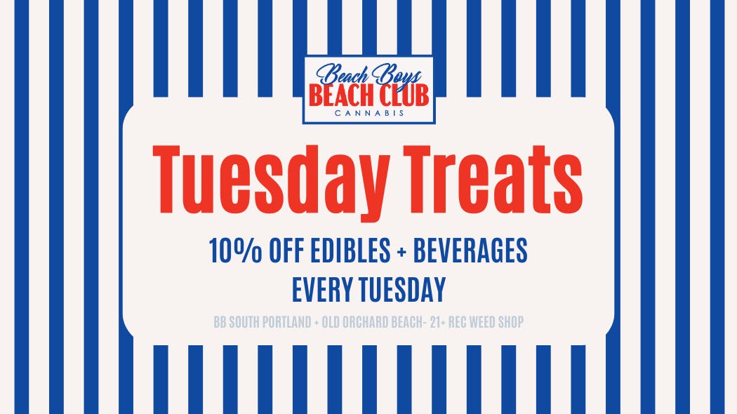 Beach Boys Cannabis Company - SoPo Tuesday Treats: Save 10% on Edibles & Beverages