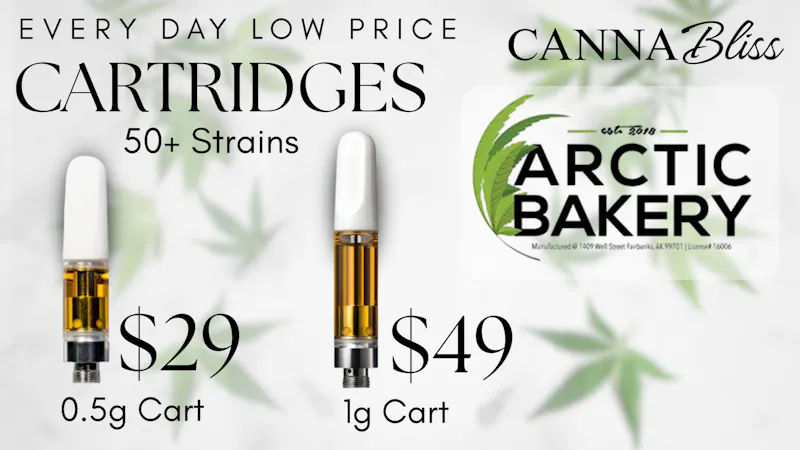 Cannabliss Every Day Price .5g $29 1g $49