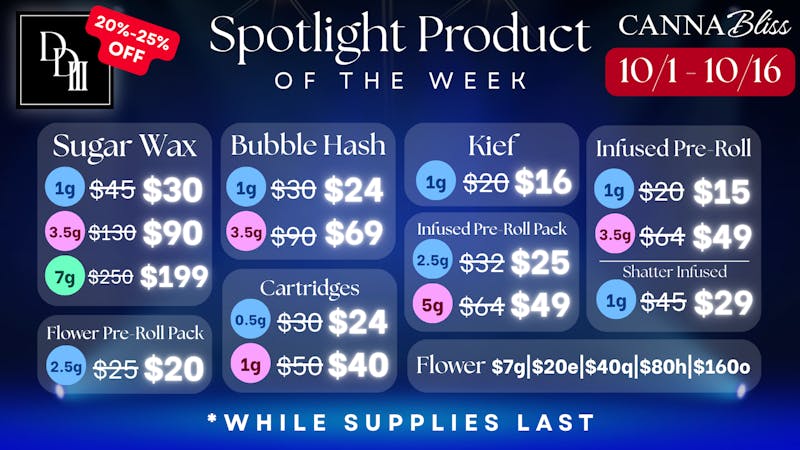 Cannabliss 20%-25% OFF DDIII - Spotlight Product