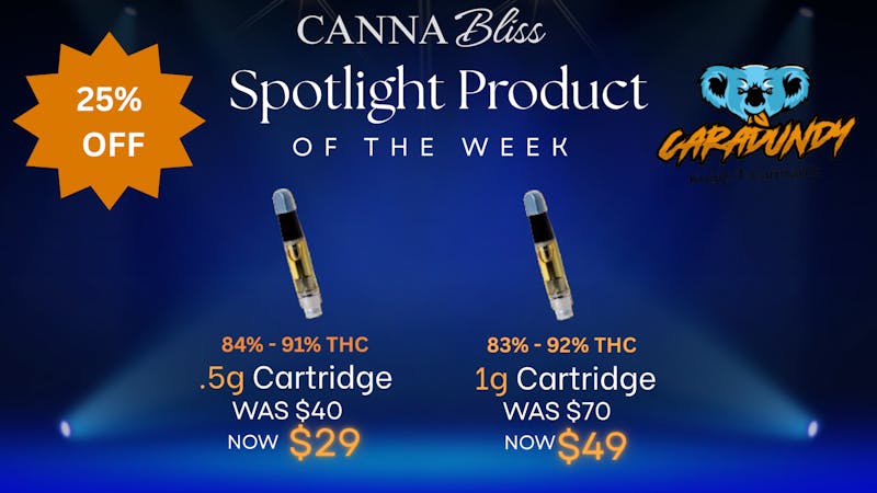 Cannabliss Caradundy Cartridge Sale 1g $49 | .5g $29