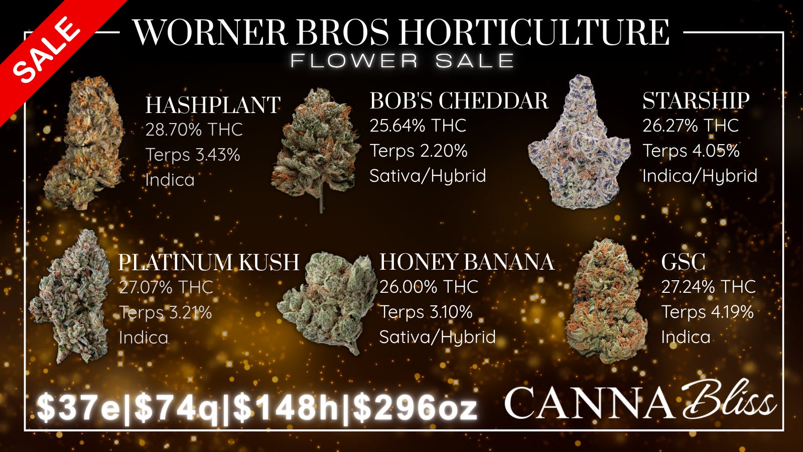 Cannabliss Worner Brothers Flower Sale