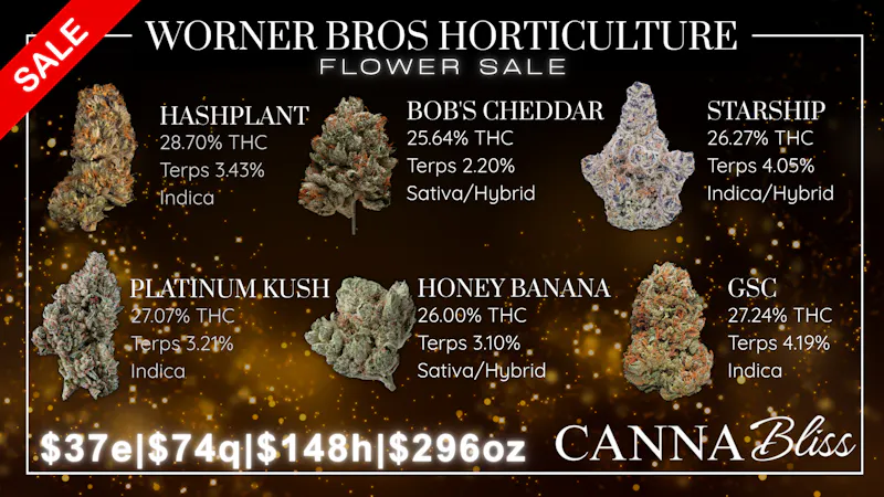 Cannabliss Worner Brothers Flower Sale