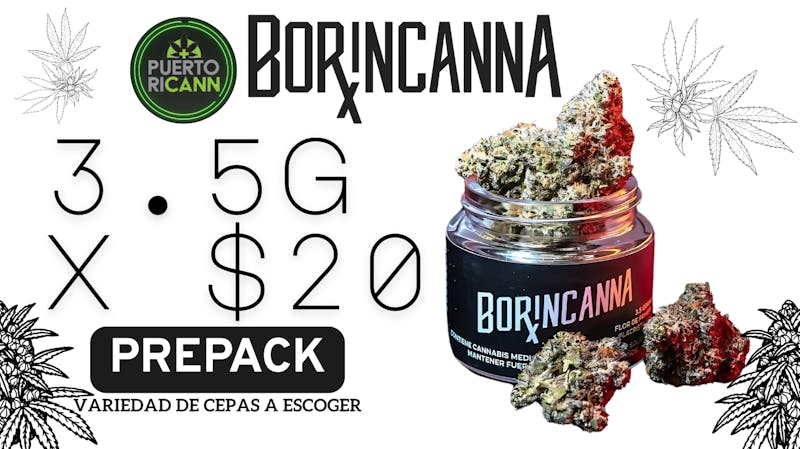 Puertoricann 3.5g BORINCANNA $20
