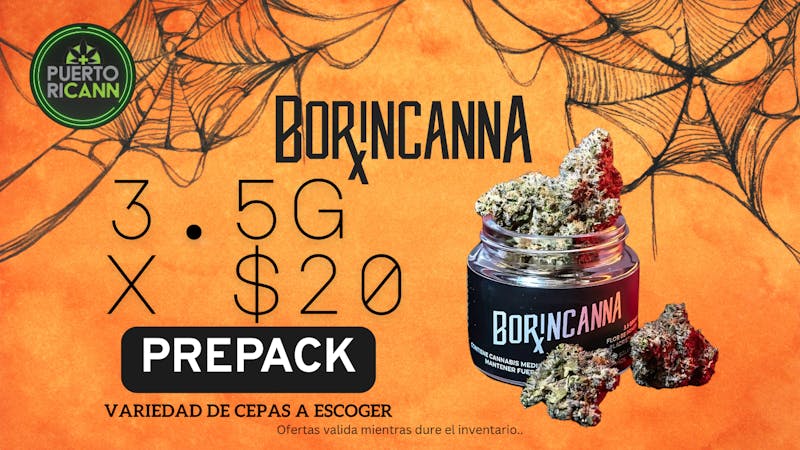 Puertoricann 3.5g BORINCANNA $20