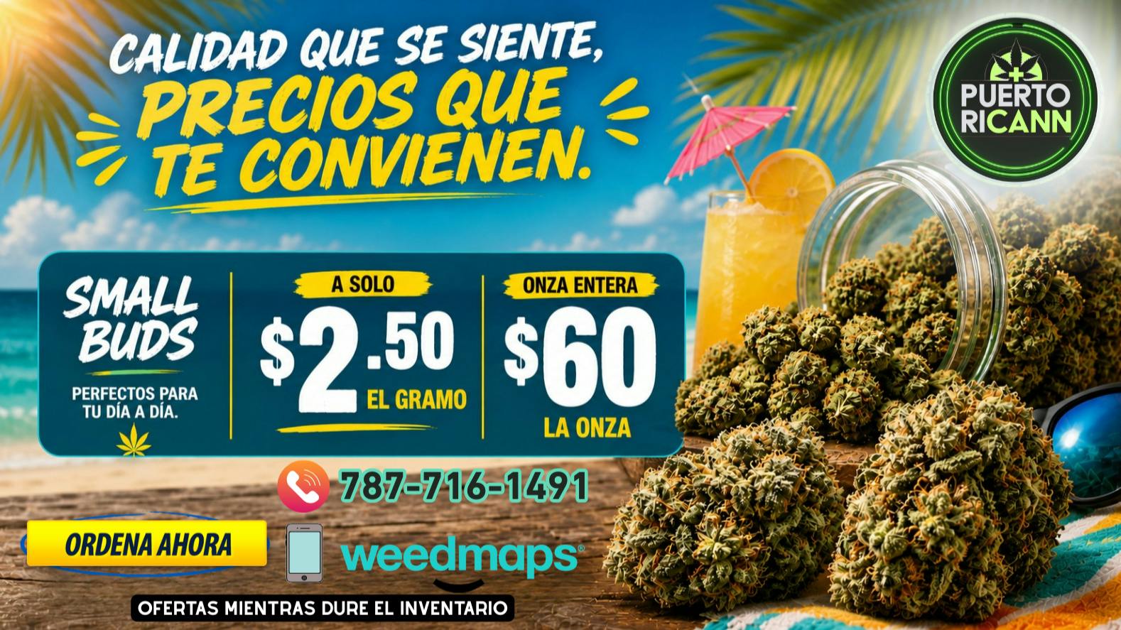 Puertoricann SB 1gr x $2.50, 1oz x $60