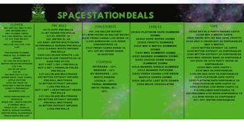 Space Station Cannabis Welcome to Space Station Cadets!