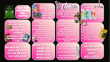 Space Station Cannabis $45 2.5OZ MAX OUT! 45% OFF 15 SELECT DELI STRAINS