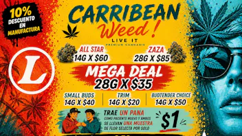 Caribbean Weed OZ DESDE $35!!! MEGA DEAL🔥