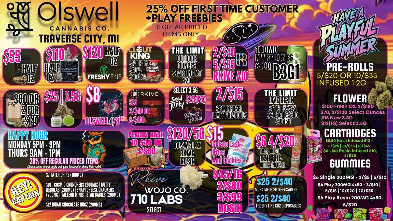 Olswell Cannabis Co WIN CHERRY FEST CONCERT TICKETS AT OLSWELL