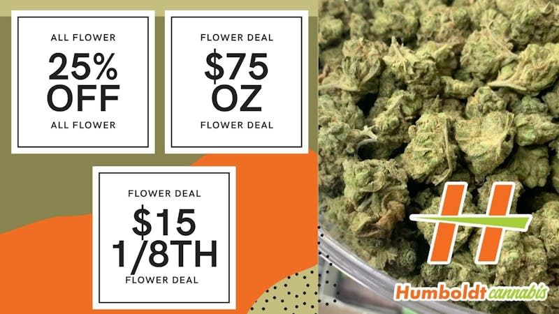 Humboldt Cannabis - Owasso FLOWER DEALS 25% OFF