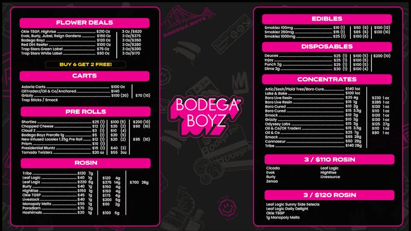 Bodega Boyz - Miami Bodega Boyz Bulk Deals