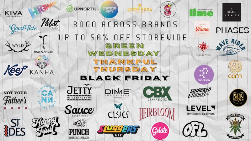 Hightend Dispensary & Lounge GREEN WEDNESDAY THRU BLACK FRIDAY DEALS THIS WEEK!