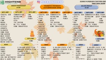 Hightend Dispensary & Lounge FEELIN' DANKFUL ࿔*:･༄˖°.🍂