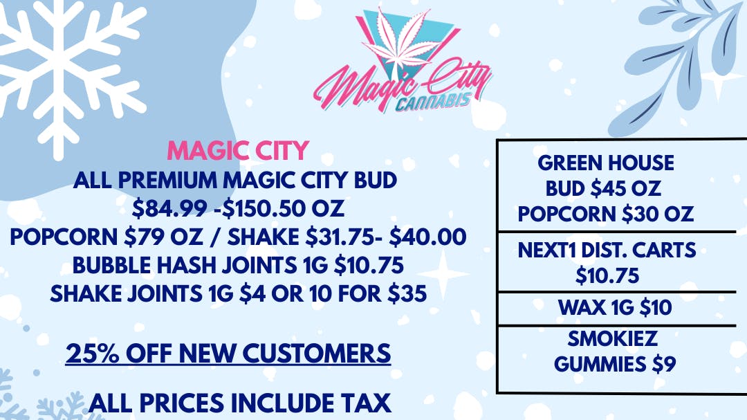 Magic City Cannabis - Colorado ❄️ 25% OFF NEW CUSTOMERS ❄️