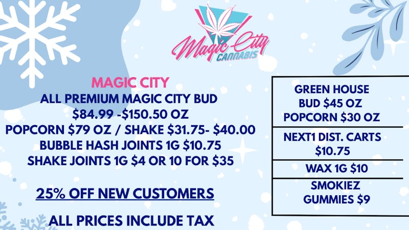 Magic City Cannabis - Colorado ❄️ 25% OFF NEW CUSTOMERS ❄️