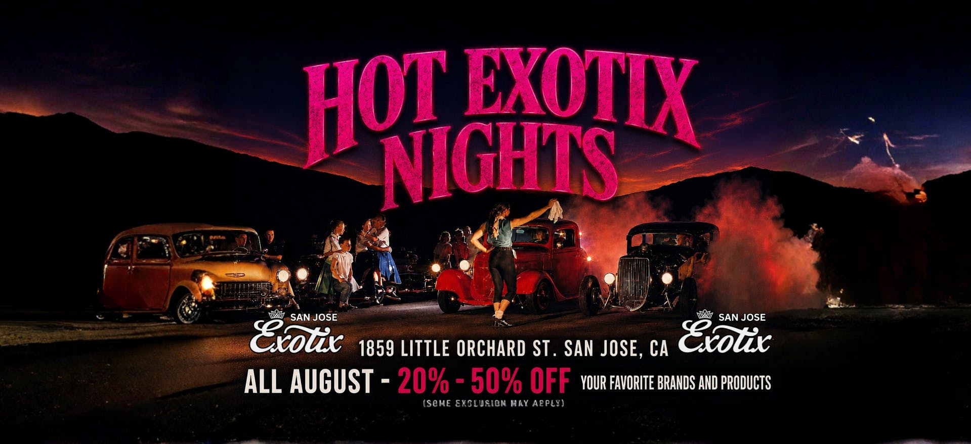 Exotix Weed Dispensary San Jose 20% - 50% OFF ALL AUGUST AT EXOTIX - SELECT BRANDS