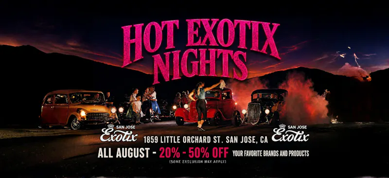 Exotix Weed Dispensary San Jose 20% - 50% OFF ALL AUGUST AT EXOTIX - SELECT BRANDS