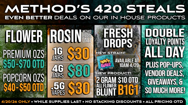 Method 420 STEALS AT METHOD