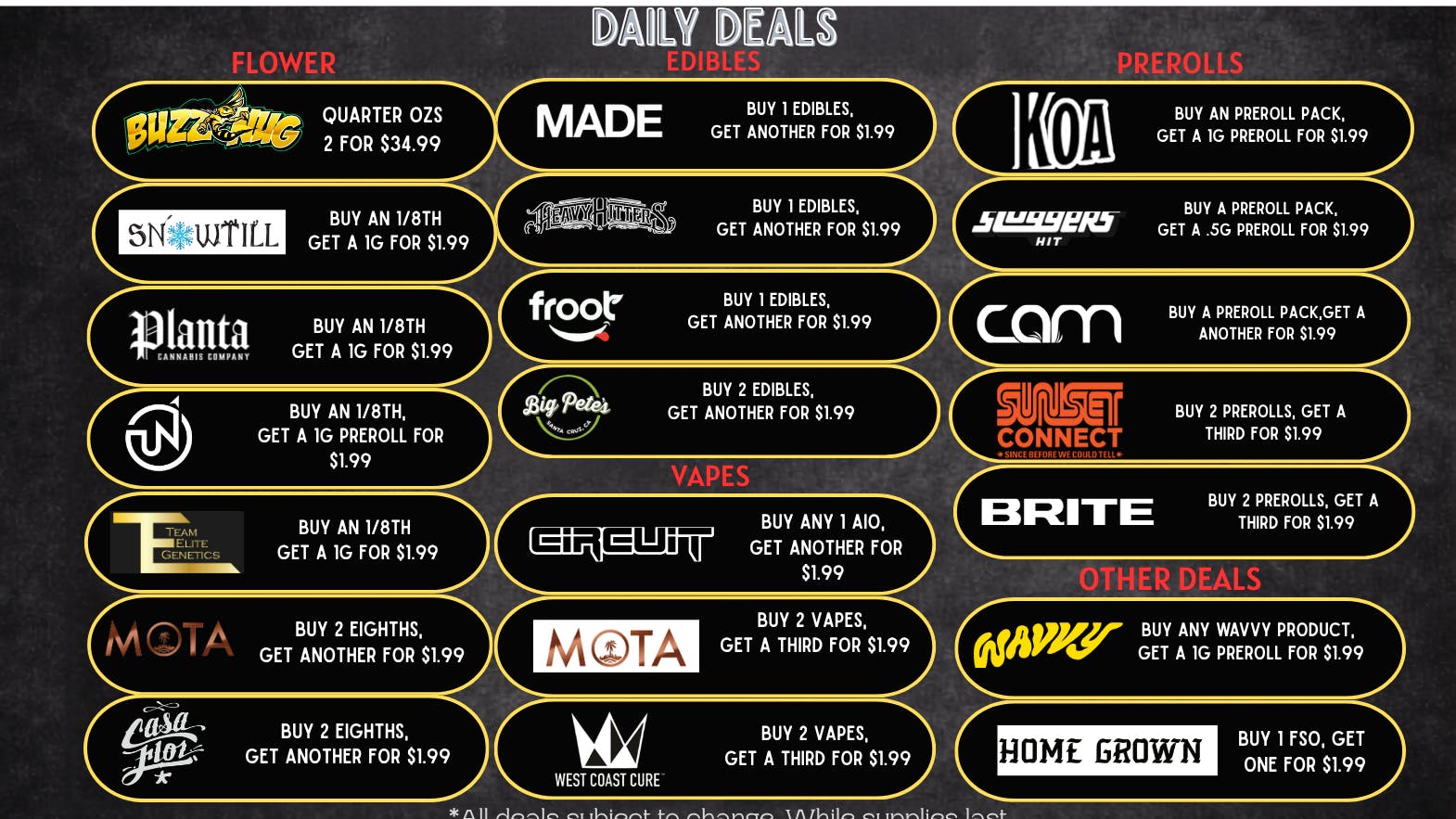 Dr Greenthumb's San Diego Daily Deals Storewide