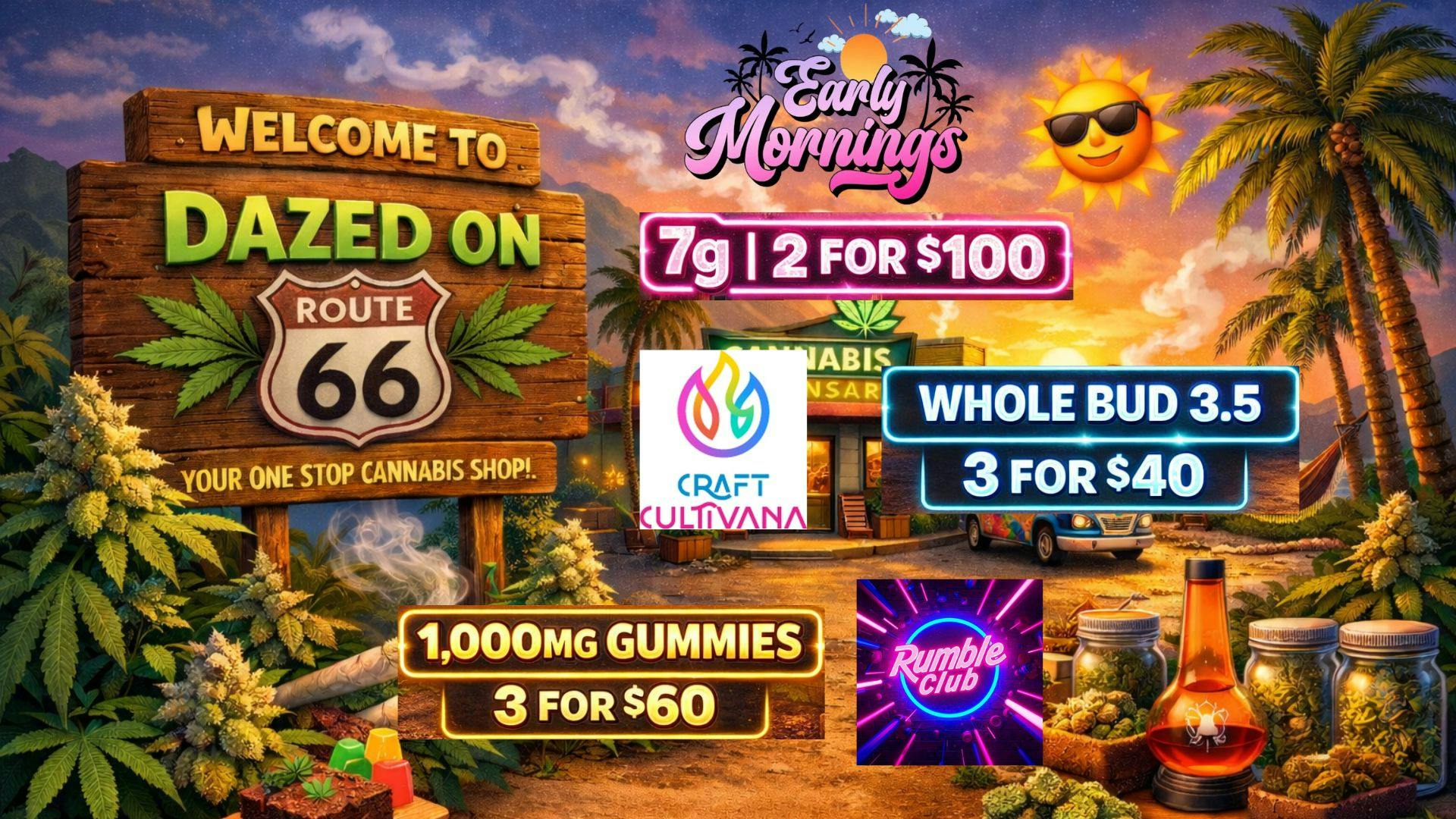 Dazed on Route 66 Ridiculous DEALS