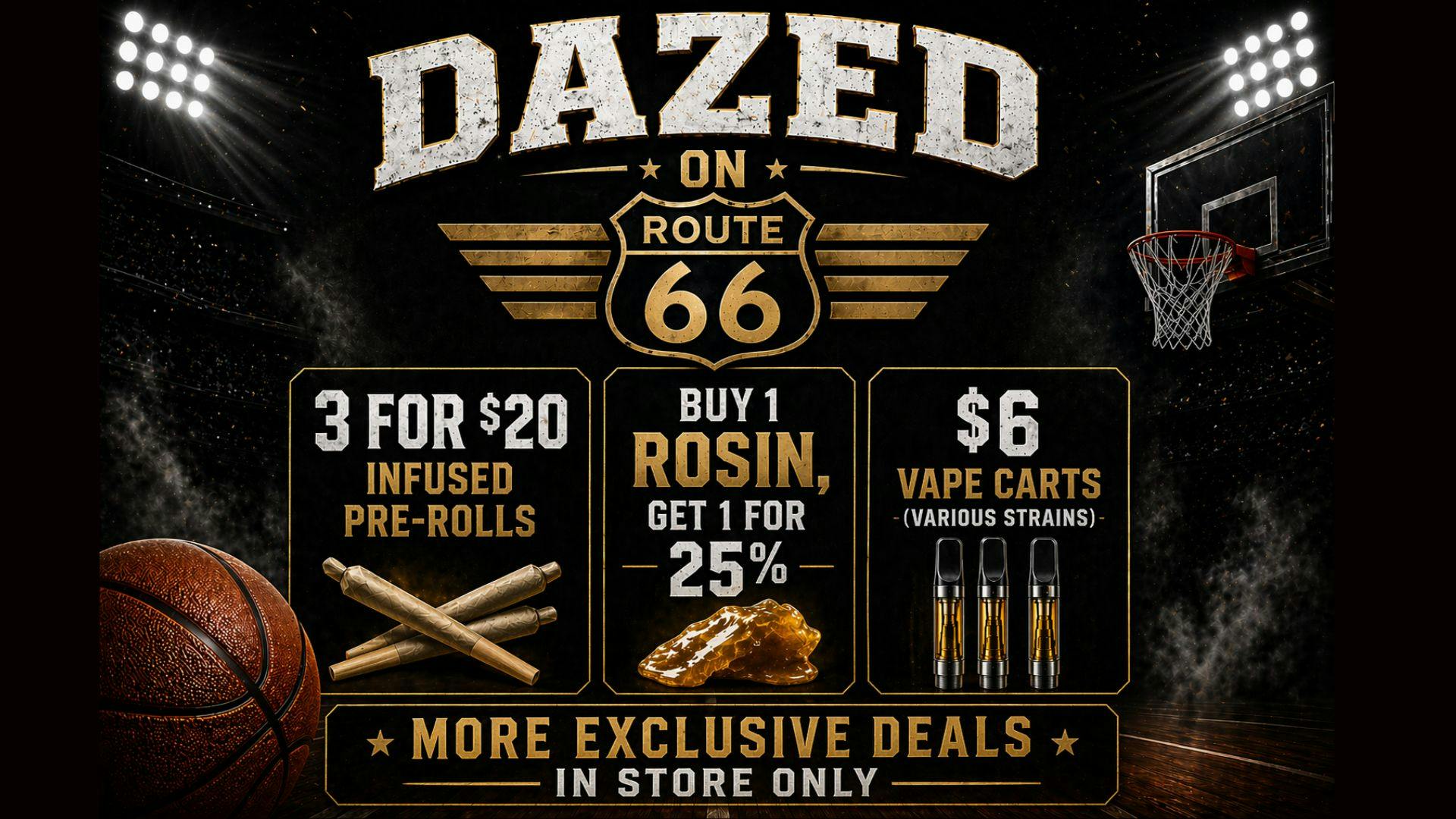 Dazed on Route 66 THESE DEALS ARE A SWEEP.