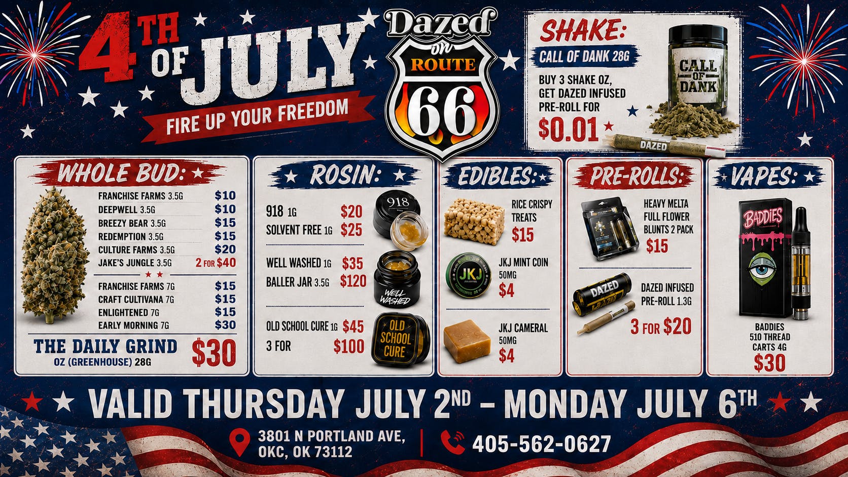 Dazed on Route 66 Red, White & Blazed - Deals You Don’t Want To Miss