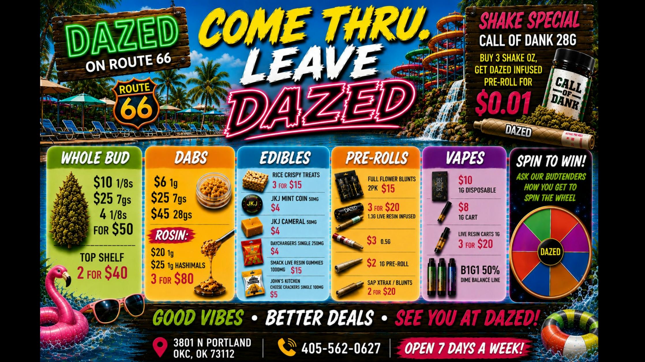 Dazed on Route 66 Hot Summer DEALS!