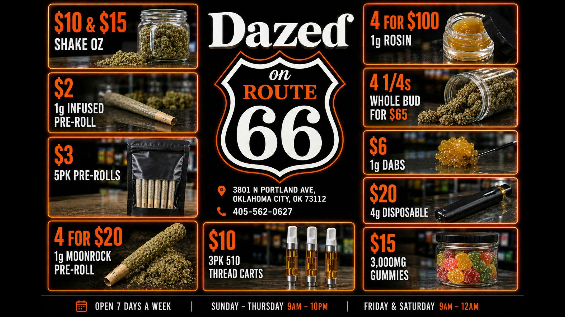 Dazed on Route 66 Summer Savings!