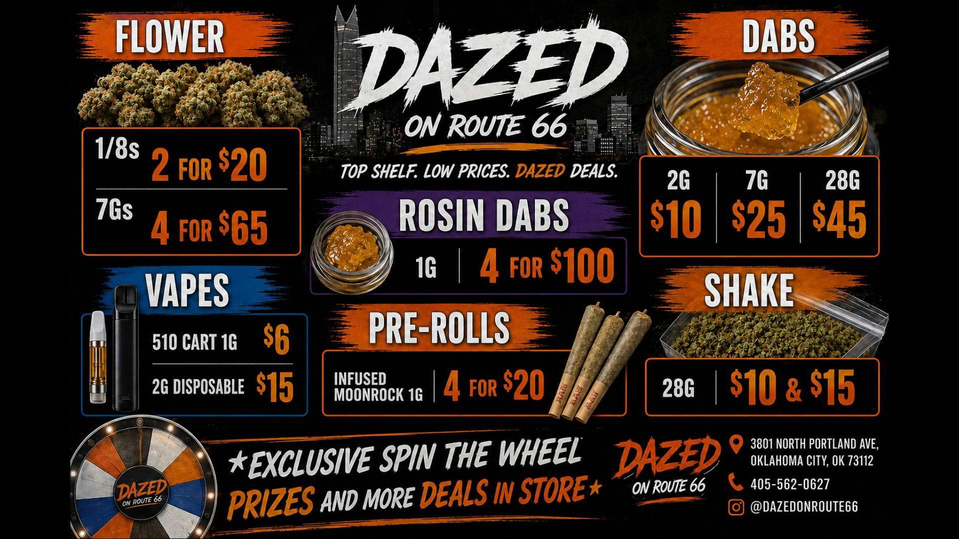 Dazed on Route 66 FIRE DEALS ALL WEEK LONG