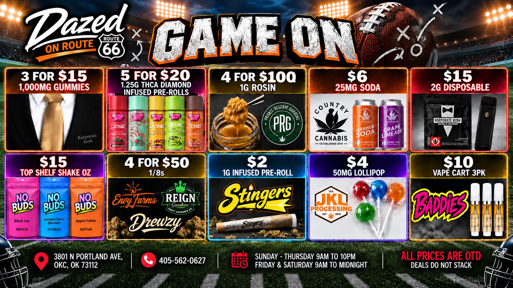 Dazed on Route 66 BOOMING DEALS!!