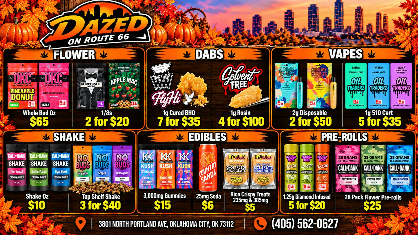 Dazed on Route 66 Fall Into BIG Savings!