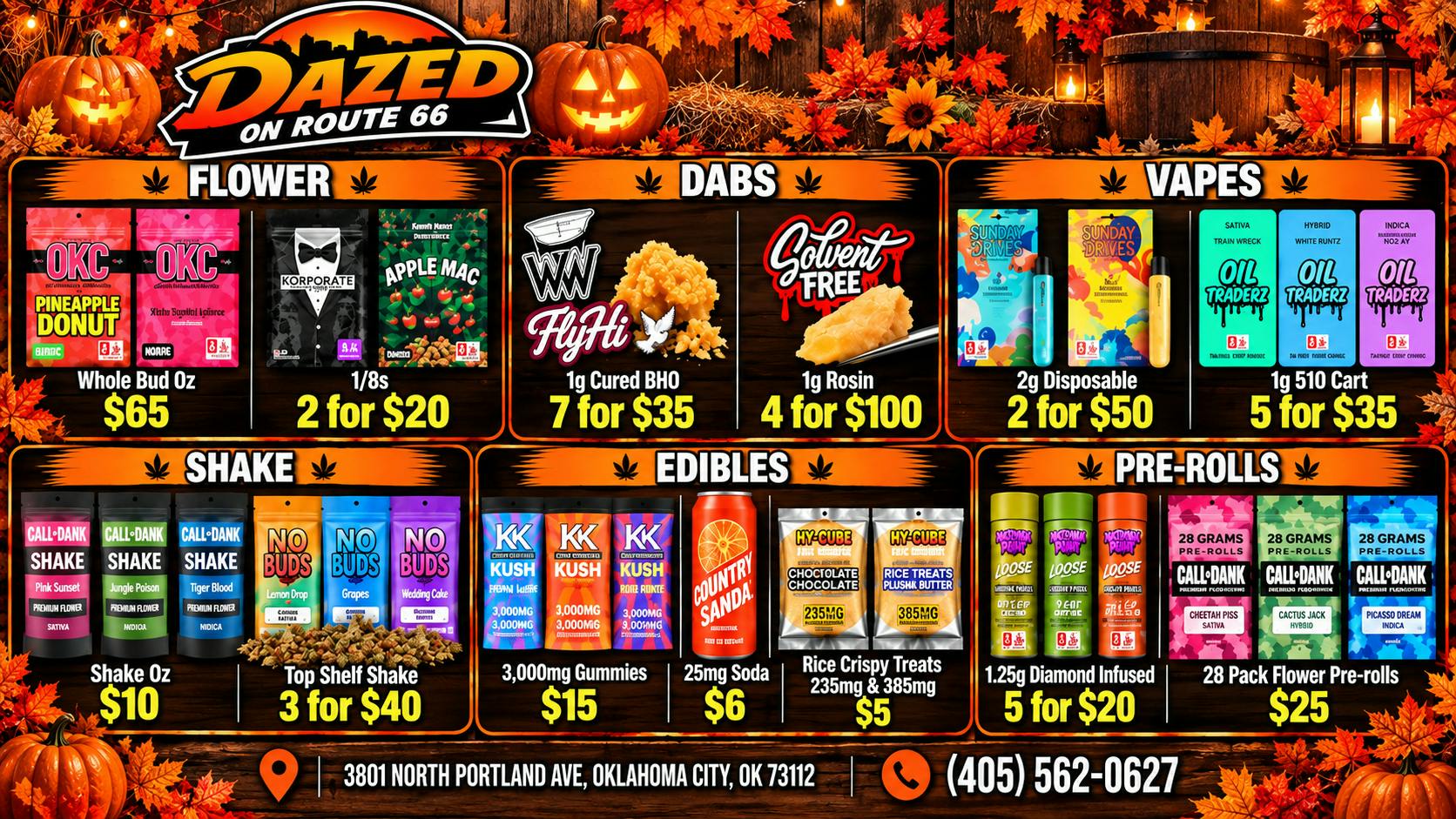 Dazed on Route 66 Saving all week long!