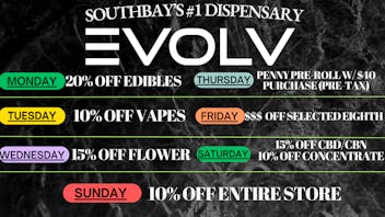 EVOLV Cannabis Mondays - 20% Off ALL Edibles