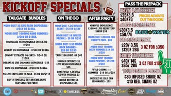 Blue Water - Norman $10 OZ! $65 OZ EXOTIC! $4 CARTS! GAME DAY STEALZ!