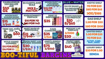 Blue Water - Norman $65 EXOTIC OZ!$10 OZ!$5 CARTS! BOOTIFUL DEALS!