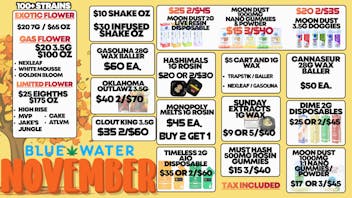 Blue Water - Norman EARLY BLACK FRIDAY!$65 OZ! $10 OZ!$5 WAX