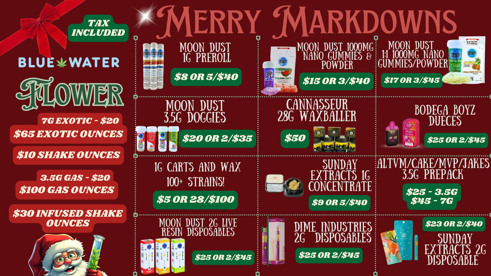 Blue Water - Norman HOT DEALS AT BLUE!$65 OZ!$10 OZ! $5 CARTS/WAX