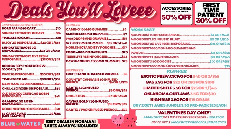 Blue Water - Norman LOVING DEALS! $65 OZ! $5 CARTS/WAX