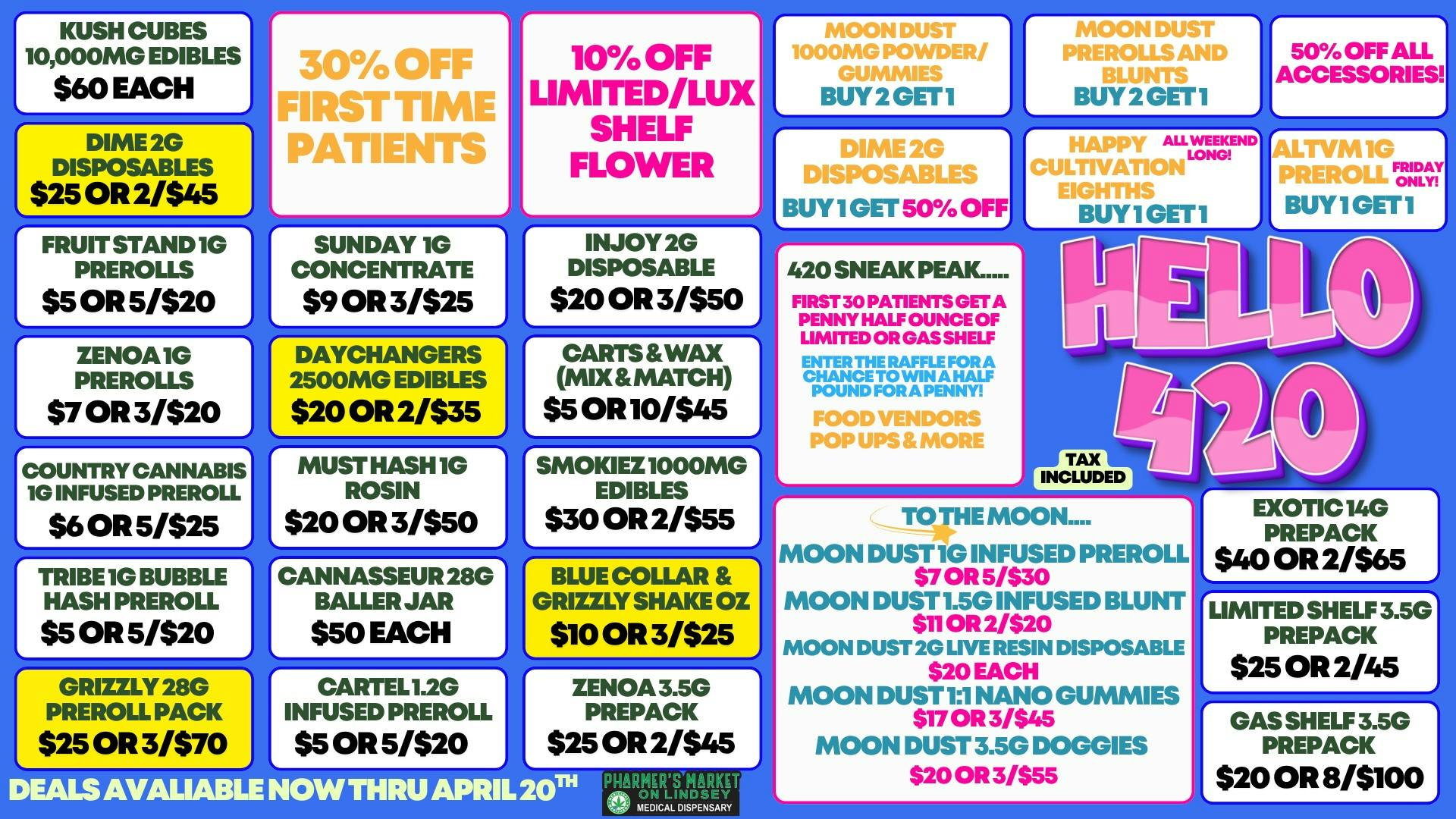 Pharmer's Market - Norman 420 WEEKEND STEALS! BOGOS AND MORE!