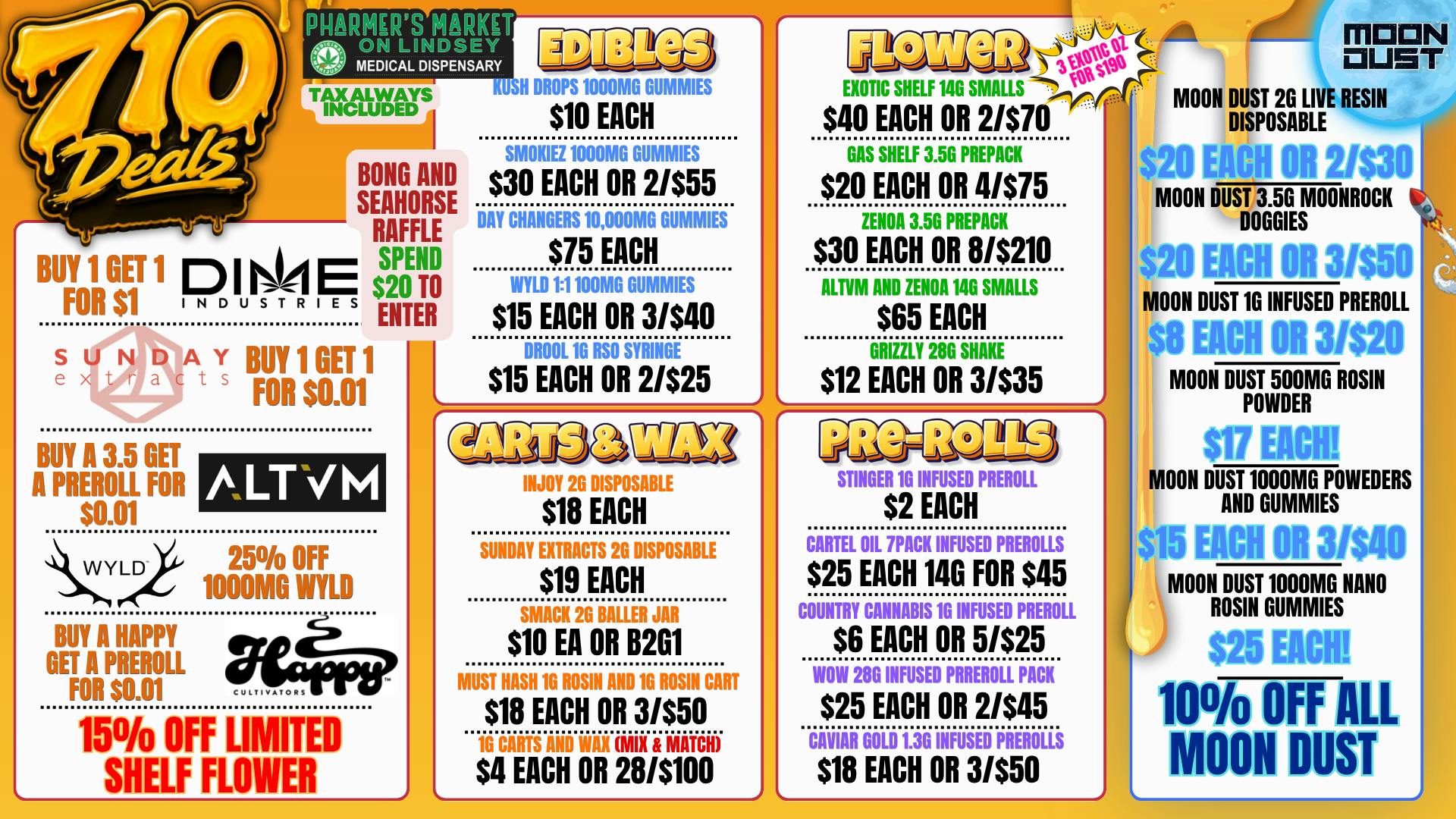 Pharmer's Market - Norman 🔥 MELT INTO 7/10 DEALS 🔥$70/OZ🔥$5 CARTS🔥