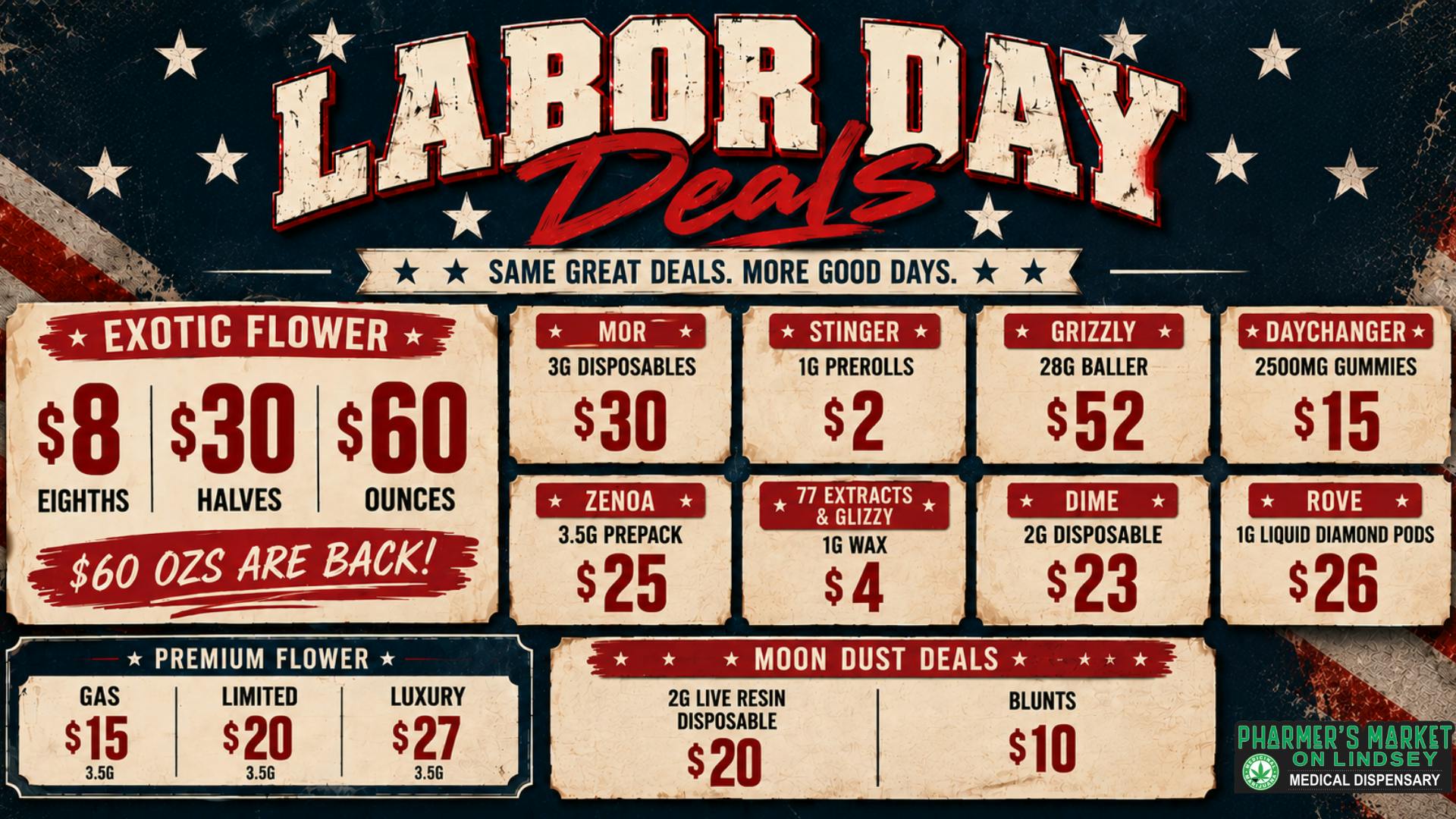 Pharmer's Market - Norman LABOR DAY STEALZ! 💼 $60 OUNCE IS BACK! 🔥