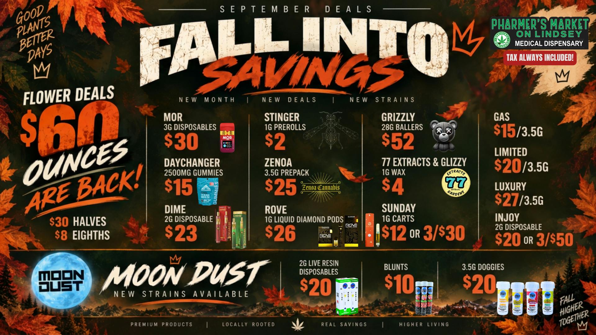 Pharmer's Market - Norman SEPTEMBER SAVINGS!🍁 $60 OZ IS BACK! 🍂