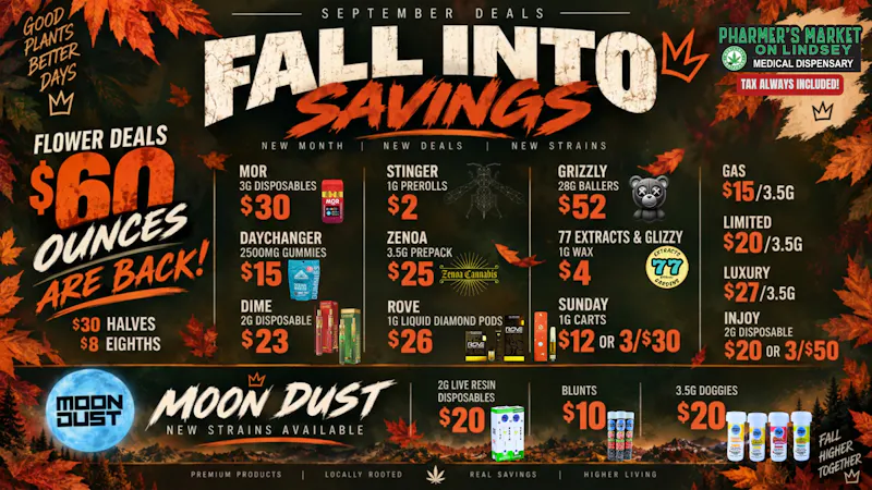 Pharmer's Market - Norman SEPTEMBER SAVINGS!🍁 $60 OZ IS BACK! 🍂